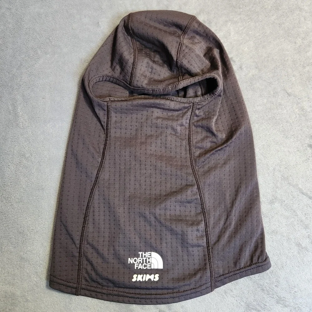 New The North Face x Skims TNF Sienna Dotknit Balaclava Phoenix S/M S M Cocoa